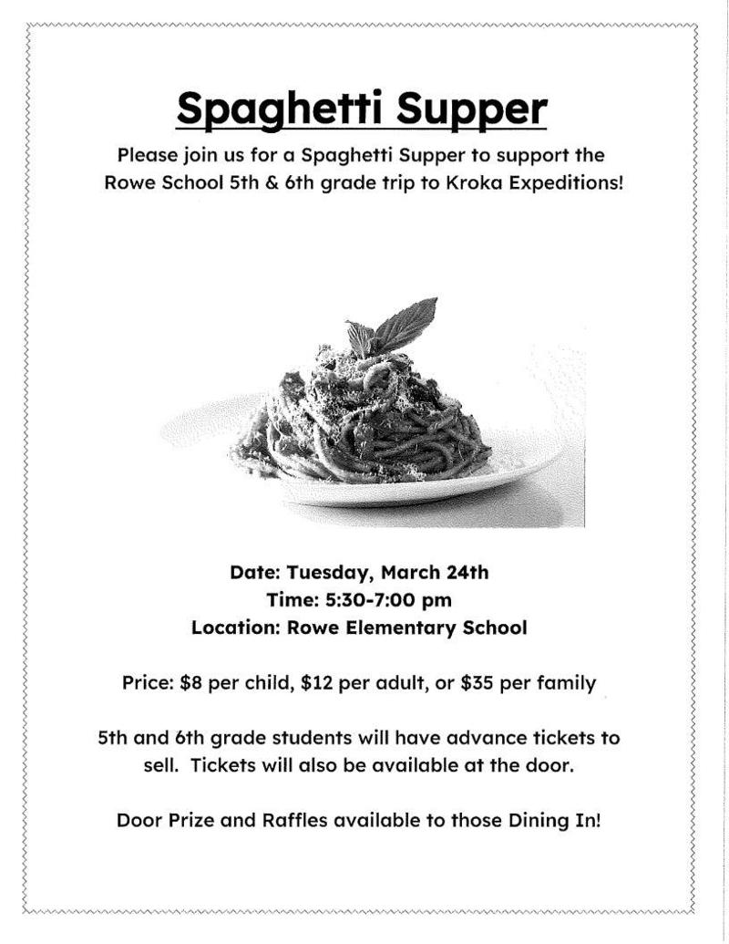 SPAGHETTI SUPPER