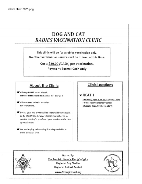 Dog and Cat Rabies Vacination Clinic